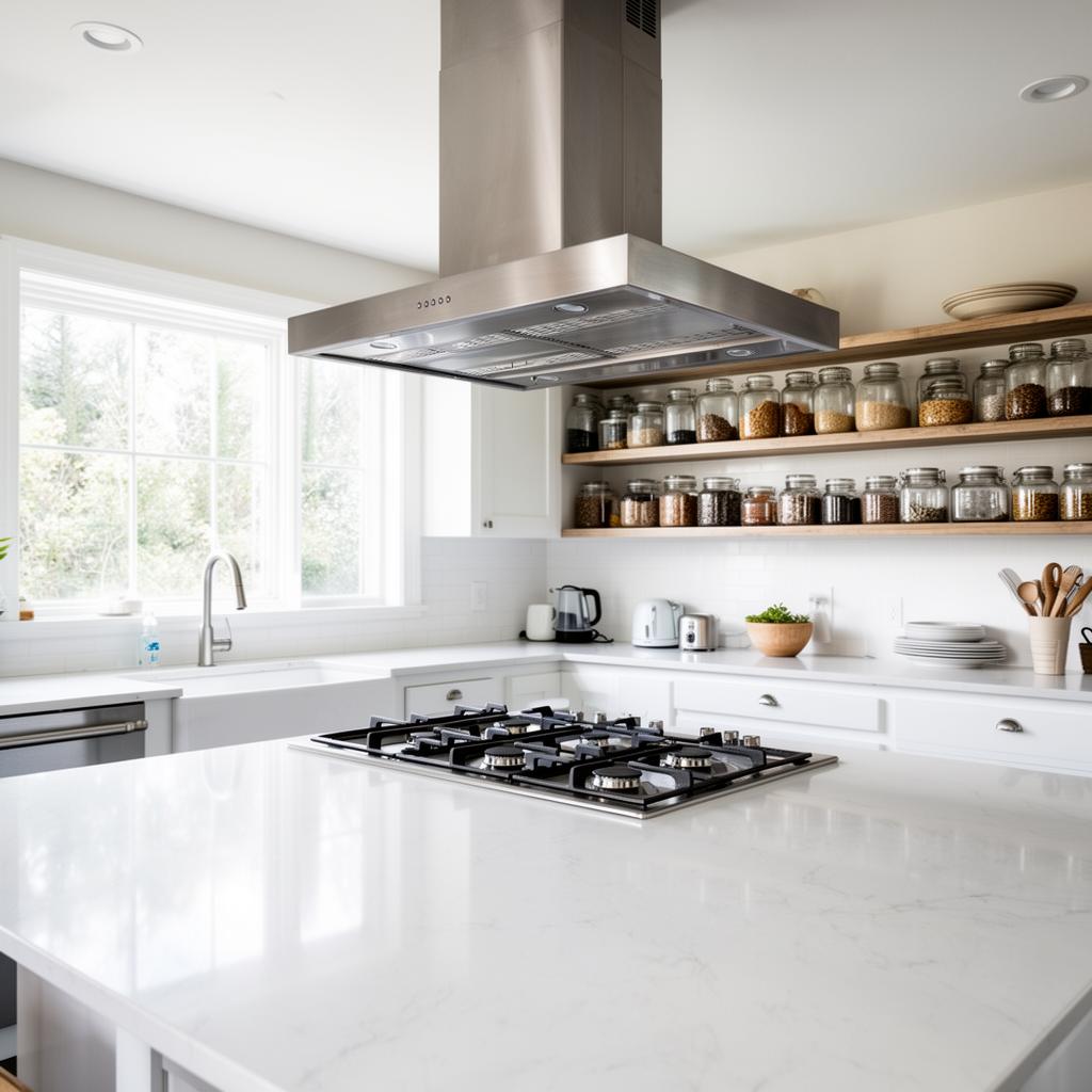 Deep cleaning a kitchen