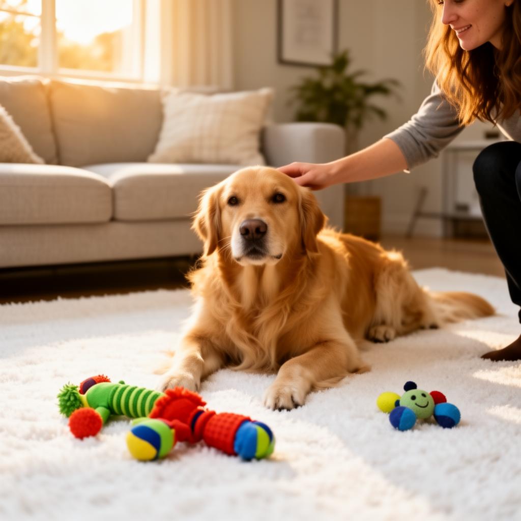 Cozy clean home with a pet